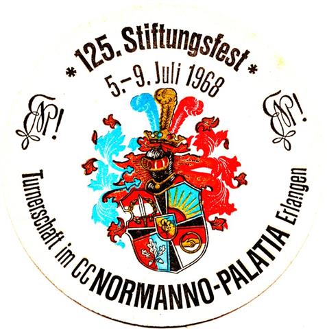 erlangen er-by normanno rund 1a (rund215-125 stiftungsfest 1968) 
